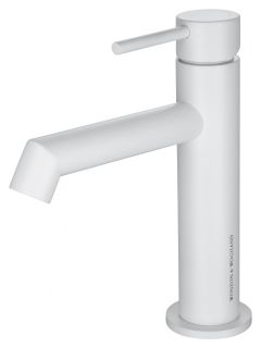 Смеситель для раковины Wonzon & Woghand WW-H1063-MW белый матовый